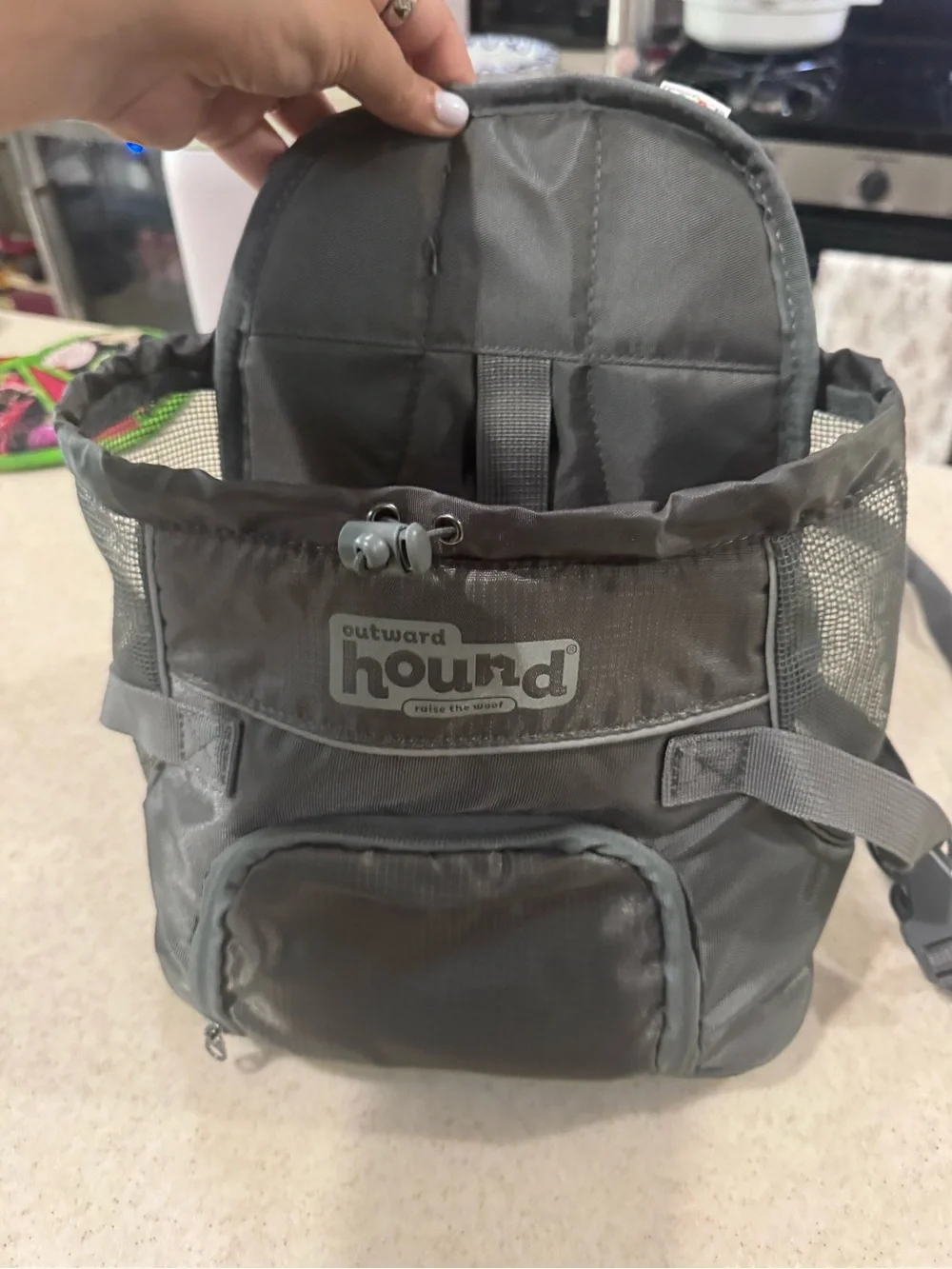 Outward Hound Gray Men's Belt/Utility Pack